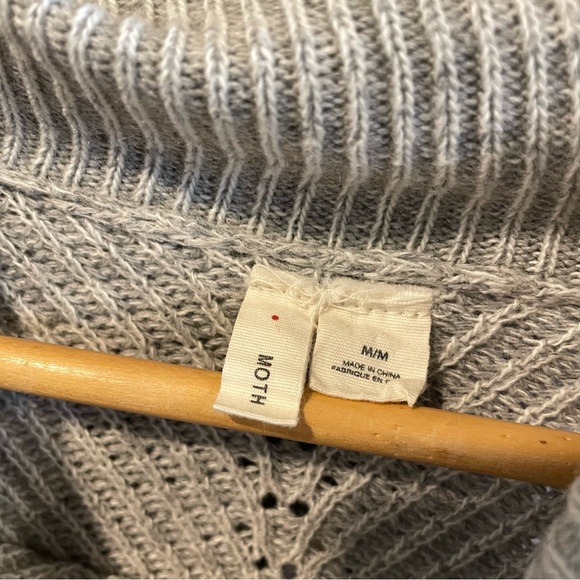 Anthropologie Moth Front Tie Knit Sweater - Picture 4 of 10